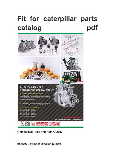 caterpillar parts catalog pdf